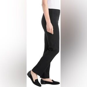 Hilary Radley Black Tummy Control Panel Pull On Pant